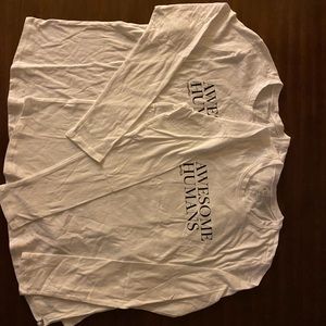 FIGS Awesome Humans Long Sleeve x2 Small Shirt